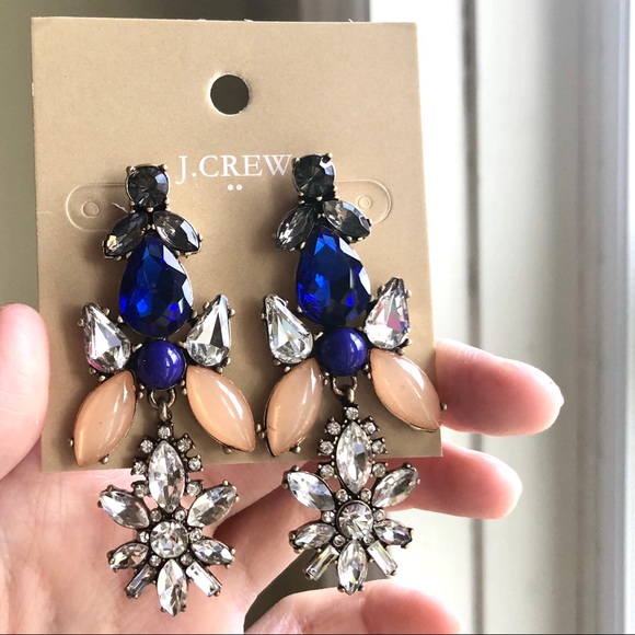 JCrew Chandelier Crystal Earrings - Picture 2 of 4